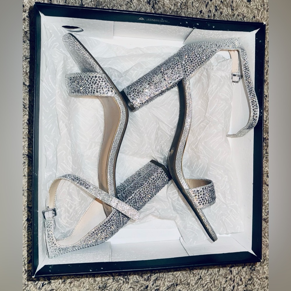 Sparkly Strappy Heels